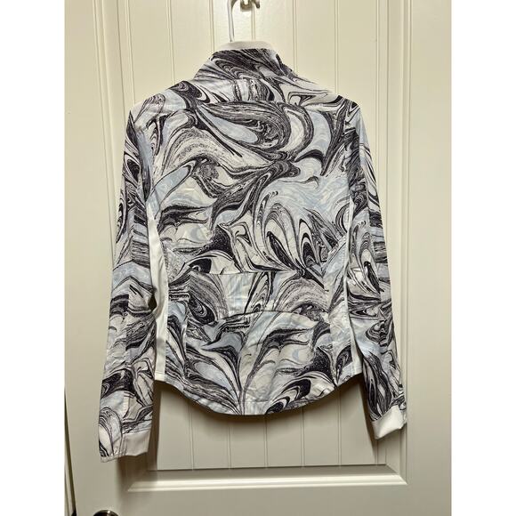 Athleta Athletic Jacket Fun Tie-Dye pattern Womens XS - Picture 4 of 5